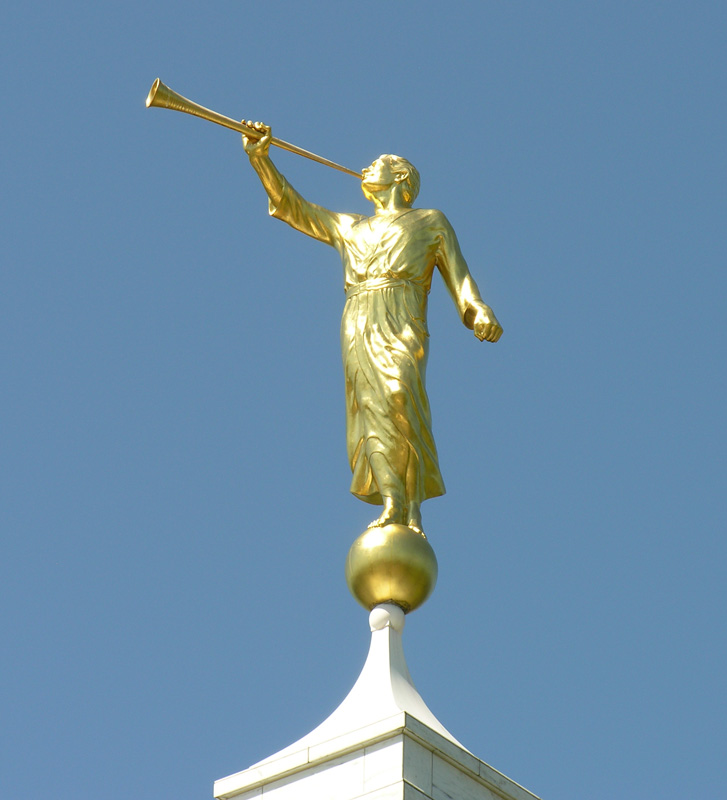 mormon statue